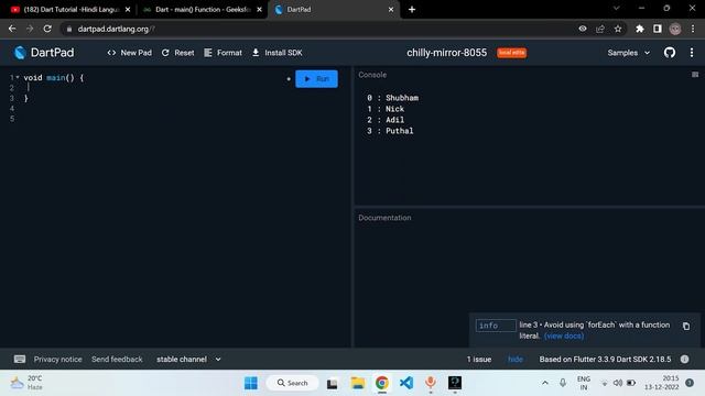 Dart Functions - Anonymous Functions, Lambdas, Closures, Scope, Main Functions, Common Collection смотреть онлайн