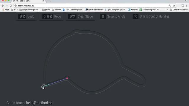 How to play the Bezier Game - Part 2 - NEW - profile, hat with 30 nodes to spare смотреть онлайн