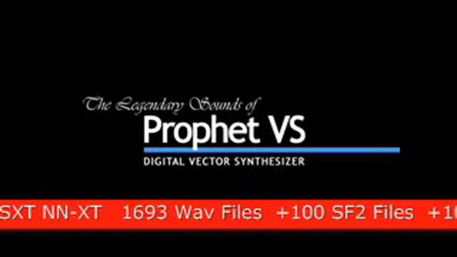 Sequential Circuits Prophet VS (1,6 GB DVD) смотреть онлайн