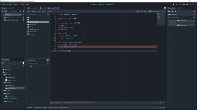 Godot 2d Pathfinding in Mins смотреть онлайн