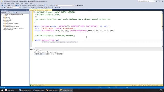 59 - Obtener la Diferencia Entre Dos Fechas: DATEDIFF [SQL Server] смотреть онлайн