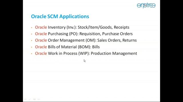 Oracle EBS R12 SCM Training | Demo | 1st Session смотреть онлайн