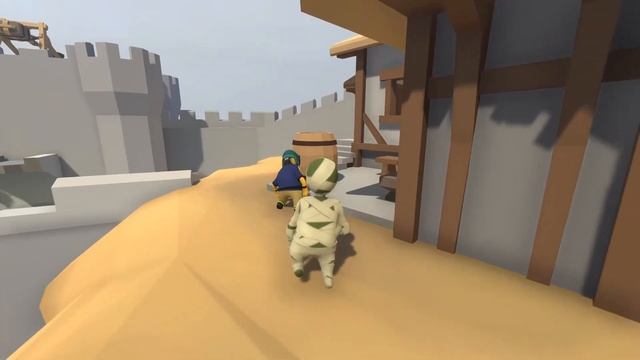 Human Fall Flat -= 2 =- Заряжай катапульту, грузчики в замке смотреть онлайн
