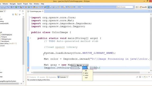 using opencv Convert color image to gray смотреть онлайн