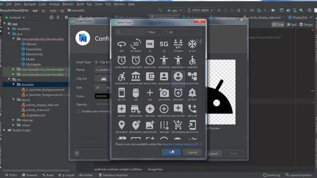 Android Studio | recyclerview with SQLite database and CardView смотреть онлайн