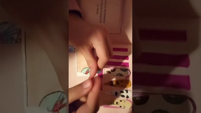 распаковка бумажных сюрпризов( коллекция дизайн ногтей) ? смотреть онлайн
