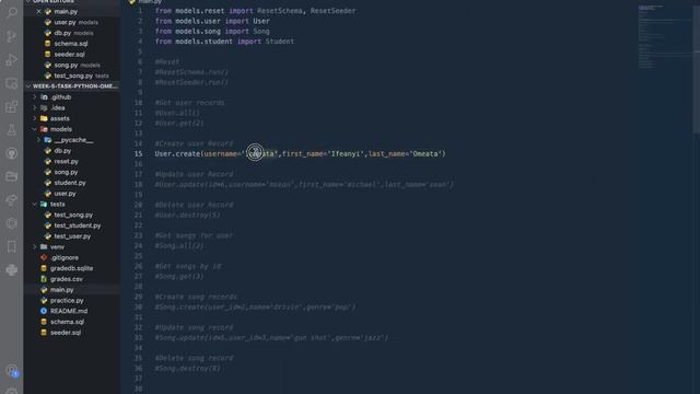 MUSIC APP - CREATE RECORD IN POSTGRESQL TABLE USING PYTHON AND PSYCOPG2 смотреть онлайн