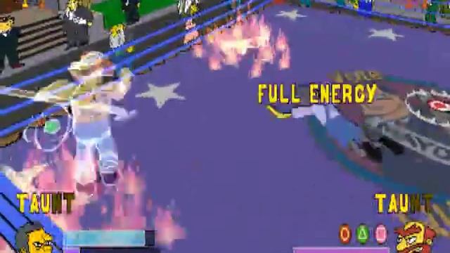 Simpsons Wrestling, PSX, Defender Circuit. Fight 7 - Moe vs Groundskeeper Willie смотреть онлайн