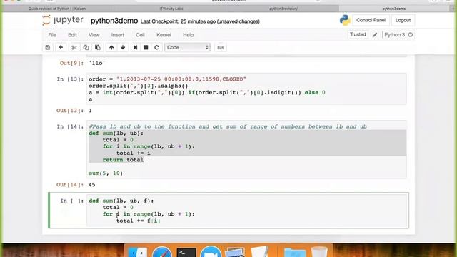 Revision of Python - Lambda Functions смотреть онлайн