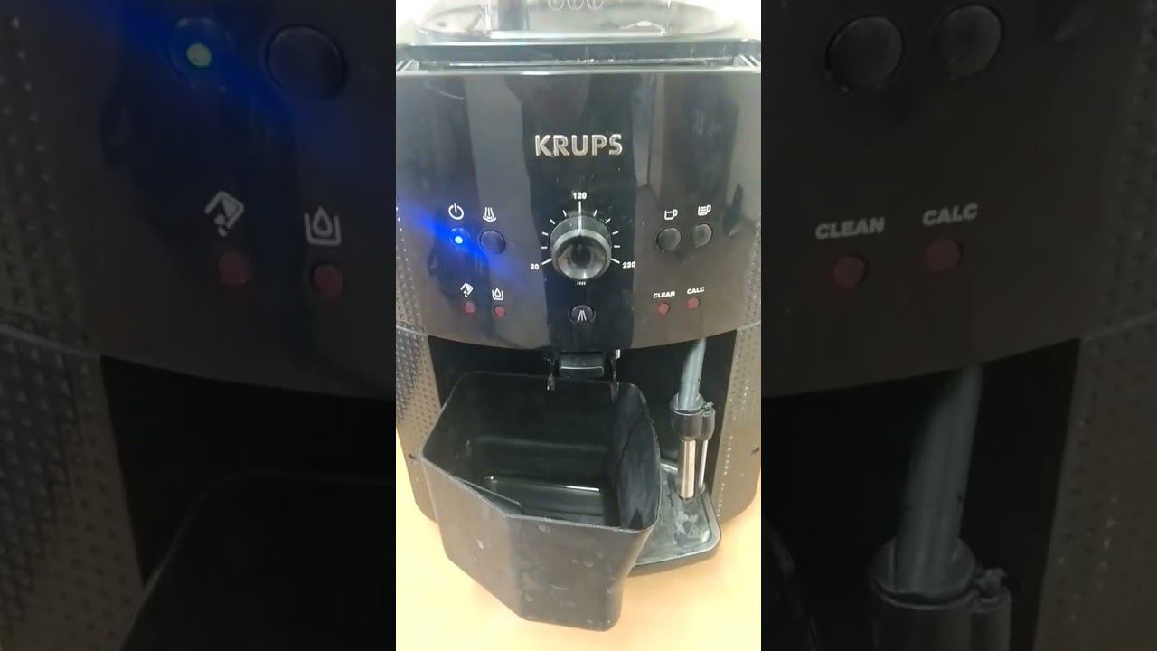 Кофемашина Крупс Krups, после декальцинации #кофемашина #кофе