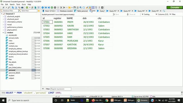 How to create Indexes for a table | MySQL Tutorial | E3Schools English смотреть онлайн