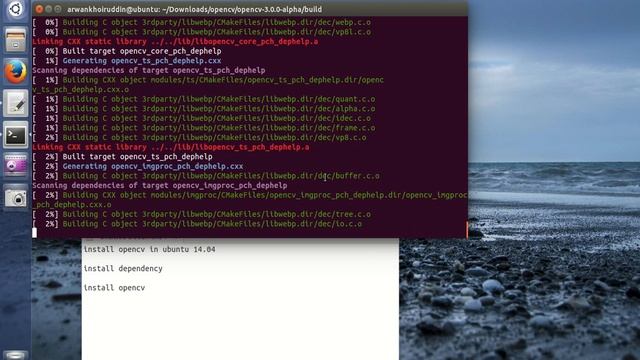How to Install OpenCV on Ubuntu 14.04-64bit смотреть онлайн