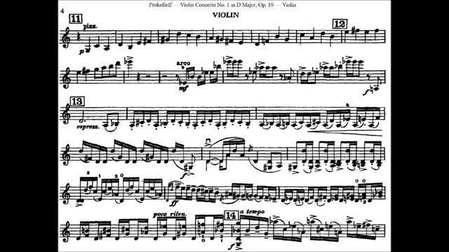 Prokofiev, S. mvt1 1st violin concerto смотреть онлайн
