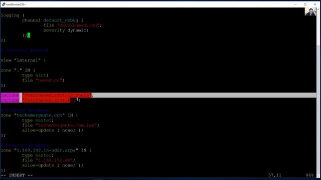 CentOS 8 - Bind DNS - Internal Zone, IPv6, External Zone, CNAME and Slave смотреть онлайн