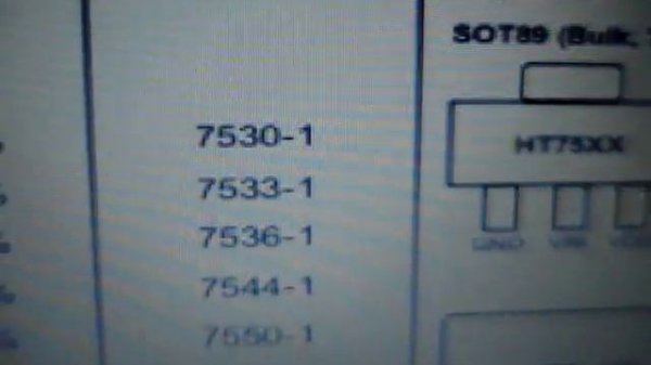 Regulador 7533 Dicas sobre Datasheet