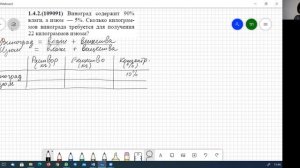 Математика  ЕГЭ  Задача про виноград и изюм