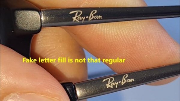 Ray Ban Erika real vs fake. How to spot original Ray Ban sunglasses