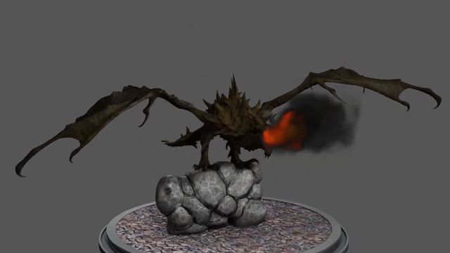 Skyrim's Alduin 3D Animation done using autodesk maya смотреть онлайн
