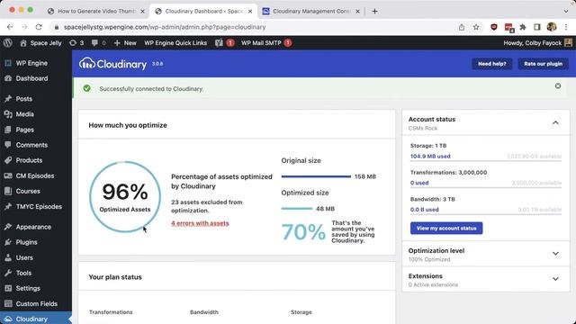 Optimize Images & Videos in WordPress Automatically with the Cloudinary WordPress Plugin - Dev Hint смотреть онлайн