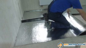 Шумоизоляция пола Технониколь. Техноэласт акустик