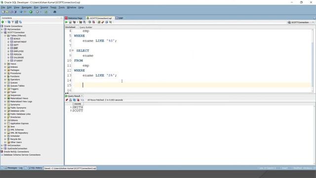 Oracle LIKE Operator with Examples || Oracle Database Tutorial || Database Interview question смотреть онлайн