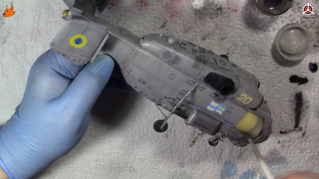 Пятая (заключительная) часть сборки модели вертолета "Ка-27" фирмы Hobby Boss в 1/48 масштабе. смотреть онлайн