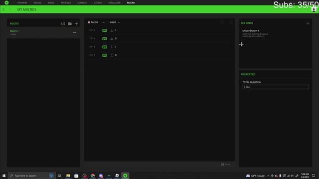 How To Macro Using Razer Synapse (UPDATED EDITION) #roblox #viral #viralvideo #dahood