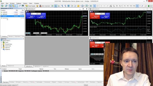 MetaTrader 5: Окно "Обзор рынка" и работа с ним смотреть онлайн