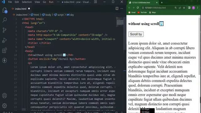 scrollBy And scrollTo Method In JavaScript || JS Tutorial for Beginners in 2022 смотреть онлайн