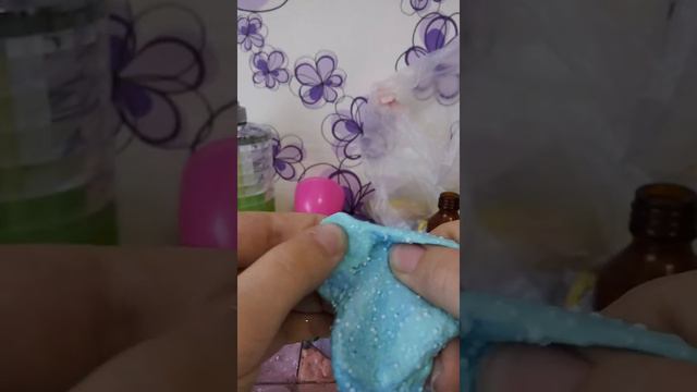 СЛАЙМ ИЗ КЛЕЯ ЛУЧ! Рецепт слайма из клея луч и пенопластовых шариков! Вторая часть. смотреть онлайн