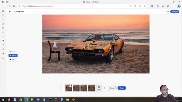 AI képgenerálás: Adobe Firefly - Generative Fill tesztje смотреть онлайн