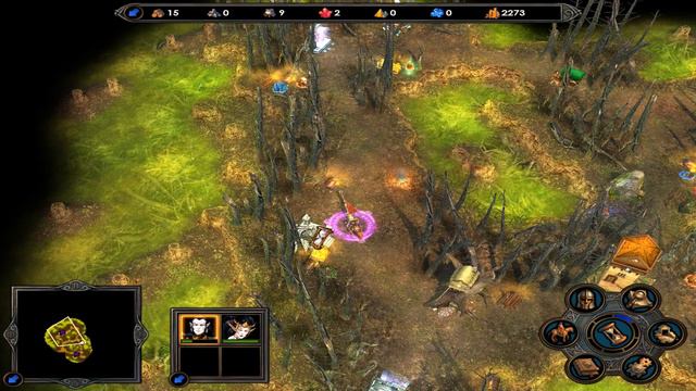 Heroes of Might and Magic V прохождение кампании тёмных эльфов #57 смотреть онлайн