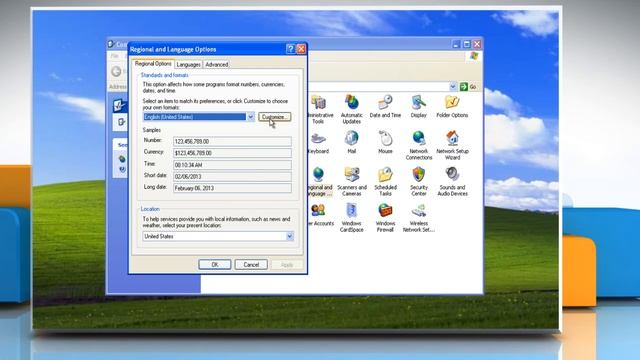 How to change the date format in Windows® XP смотреть онлайн