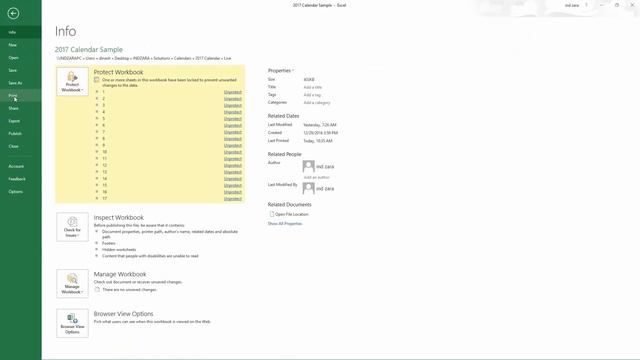 Excel Calendar Template - Create your own 2017, 2018 or any year calendar in Excel? смотреть онлайн