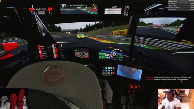 Assetto Corsa Competizione ..fanatec dd2 fist time online race смотреть онлайн