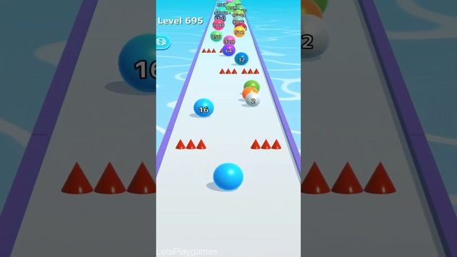 Ball Run Infinity Number ! All Levels Gameplay (689-700) android, ios смотреть онлайн