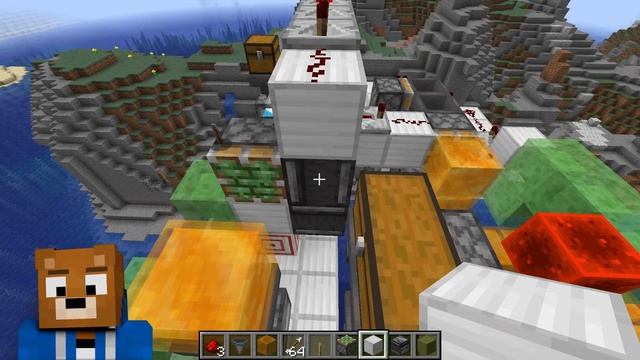 Minecraft Java : How to Make : Mid Air Self Returning Programmable Flying Machine : Carpet Mod смотреть онлайн