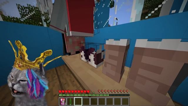 НЕПОСЛУШНЫЙ КОТЁНОК ПОДГЛЯДЫВАЕТ ЗА ДЕВУШКАМИ! МАЙНКРАФТ ЖИЗНЬ КОТА смотреть онлайн