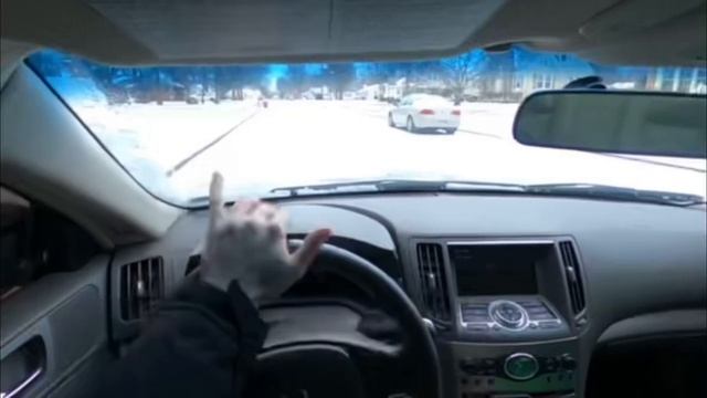 Infiniti G37 whipping in the snow смотреть онлайн