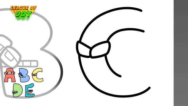 How to DRAW ALPHABET LORE A B C D E смотреть онлайн