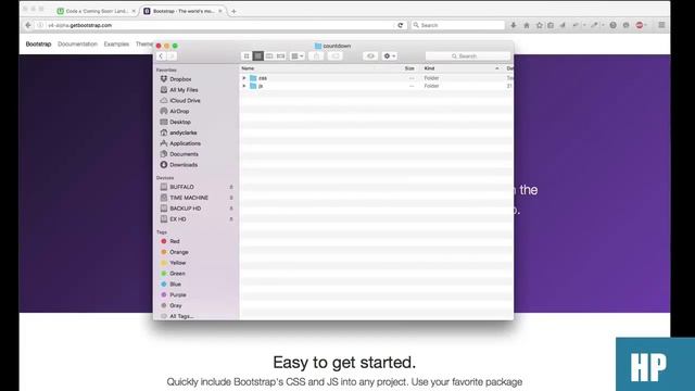 How to create Coming Soon Landing Page in Bootstrap 4 смотреть онлайн