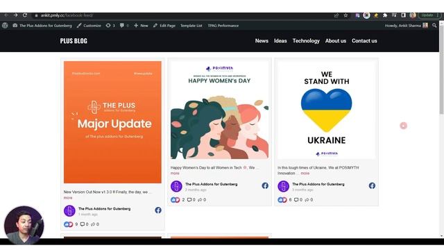 How to Show Live Facebook Feeds on WordPress Website (Gutenberg) смотреть онлайн