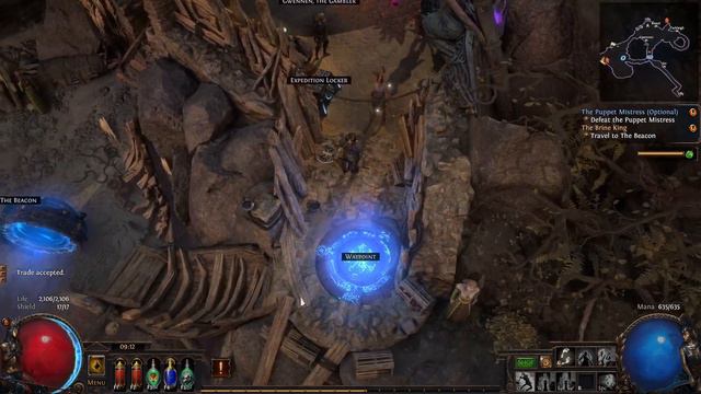 Path of Exile 3.23 Affliction league beginners playthrough Ep 33 | Zizaran Boneshatter Slayer build смотреть онлайн