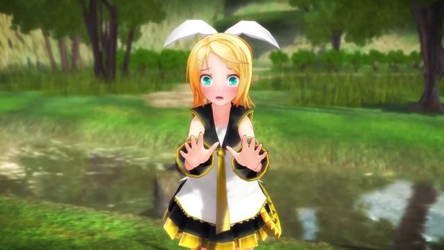 【紳士用MMD】リンと河原で…