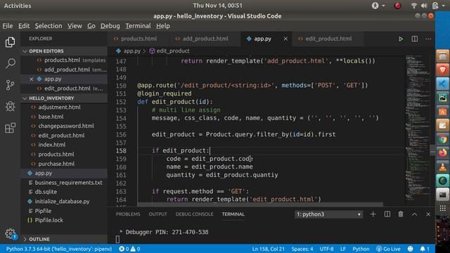 Simple Flask Web Application Part 6 : Create a CRUD for Product records [Tagalog] смотреть онлайн