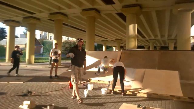 постройка скейт парка в Гродно смотреть онлайн