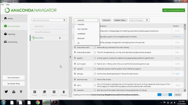 How to Install Tensorflow and Keras using Anaconda Navigator смотреть онлайн