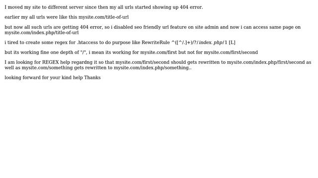 Need a Mod rewrite regex solution for .htaccess смотреть онлайн