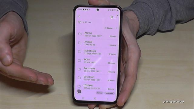 Samsung Galaxy A54 5G: How to transfer data from internal storage to micro SD card? смотреть онлайн