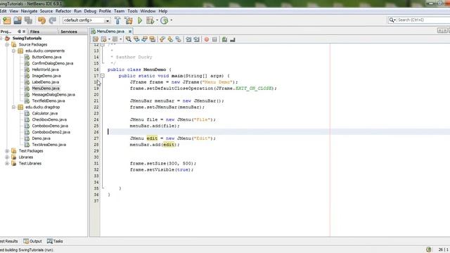 Bài 23 Java Swing: Menu 1 смотреть онлайн
